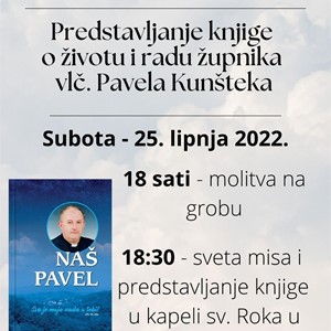 Predstavljanje knjige o vlč. Pavelu Kunšteku